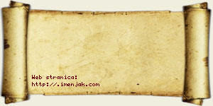 Anđela Kovandžić vizit kartica